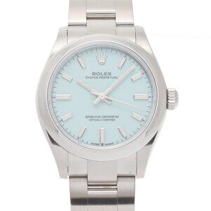 ROLEX Oyster Perpetual 31 277200 6J-(Random 8 digits) Turquoise blue Boys Wa...